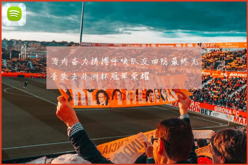 马内奋力拼搏呼唤队友回防最终无奈失去非洲杯冠军荣耀